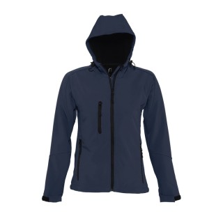 Chaqueta softshell mujer con capucha personalizada